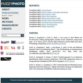 FuzzyPhoto publications page